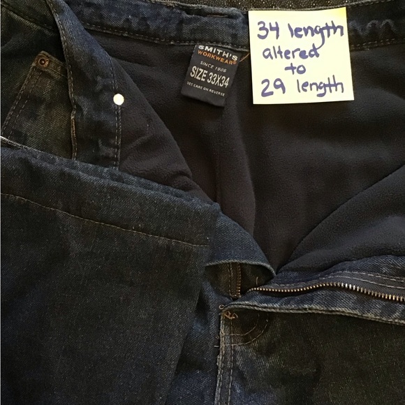 Smith’s Premium denim men’s jeans.  Heavy fleece lined.  33/30 - Picture 4 of 6
